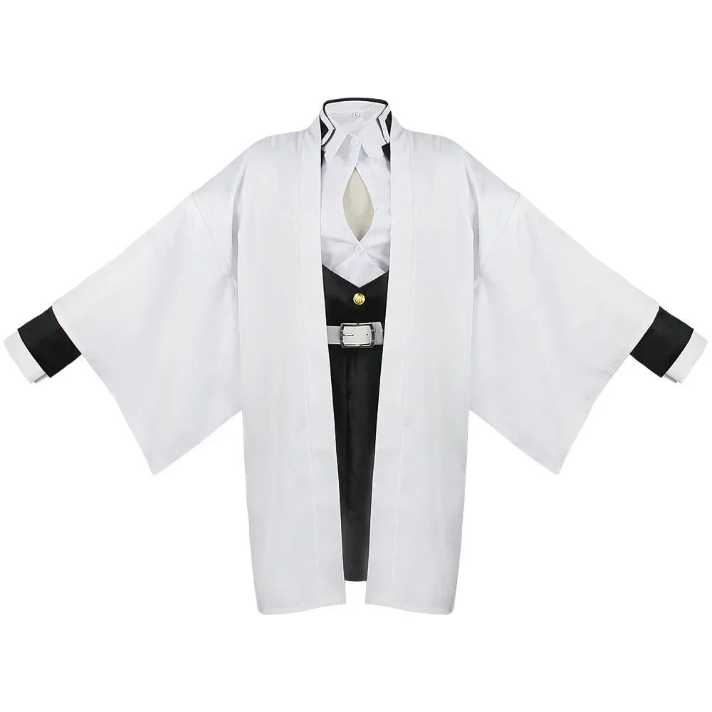 Anime Kimono Kanroji Mitsuri Cosplay Costume Kisatsutai Sexy Women Halloween Clothes