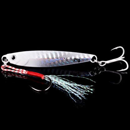 5 unidades de isca artificial de pesca de metal 7g-40g, isca rígida para trolling, isca de pesca para baixo, tralha de pesca de truta, jigs de pesca de truta, iscas de água salgada