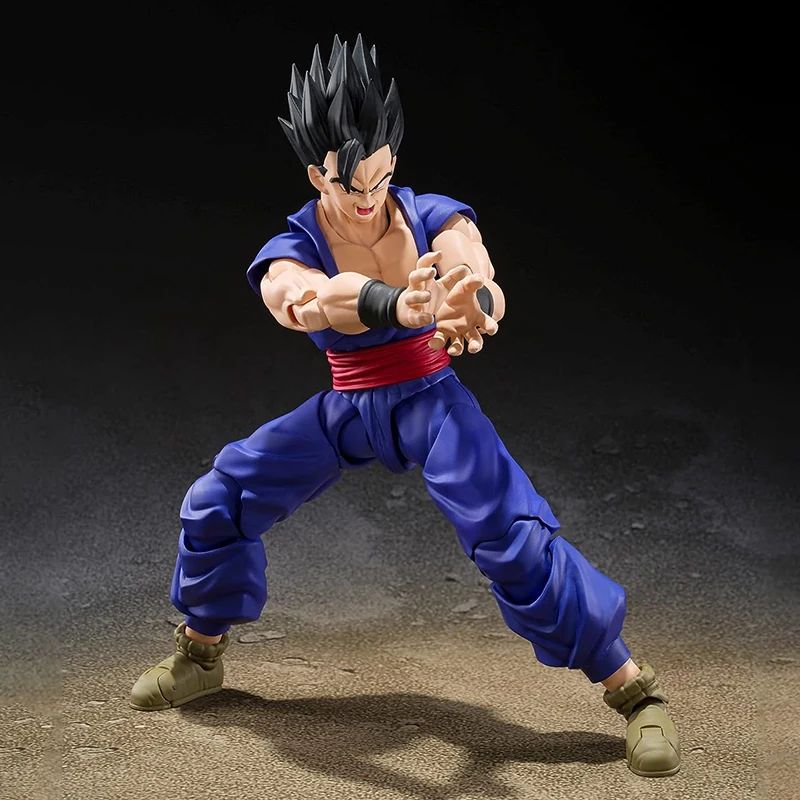 Shf Dragon Ball Son Gohan Besta Action Figure PVC Boneco Colecionável Articulado Anime 17cm Super Saiyajin Gohan Brinquedo Modelo de Presente