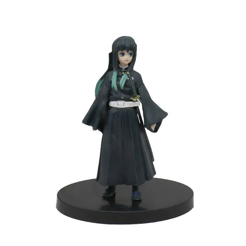 Boneco de 15cm Anime Demon Slayer Nezuko Tanjirou Zenitsu Inosuke Kyoujurou Shinobu Giyuu Qposket, Brinquedo Infantil, Presente de Natal