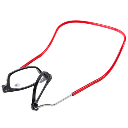 Portable Folding Reading Glasses High Definition Resin Fashion Presbyopic Eyeglasses
