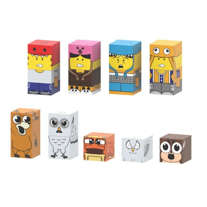 Conjunto de Blocos de Montar do Personagem de Jogo Popular Floresta 99 Noites Brinquedo de Montagem Série Animais Presente de Construção Criativo Display de Mesa