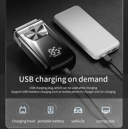 Original Fang BRAUN 5120s Electric Shaving Machine Wireless Foil Shaver Bald Shaving Machine Hair Cutting Machine Men's Razor