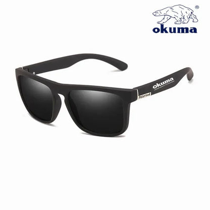 Óculos de sol polarizados Okuma UV400 para homens e mulheres, para caça ao ar livre, pesca, ciclismo, óculos de sol, caixa opcional