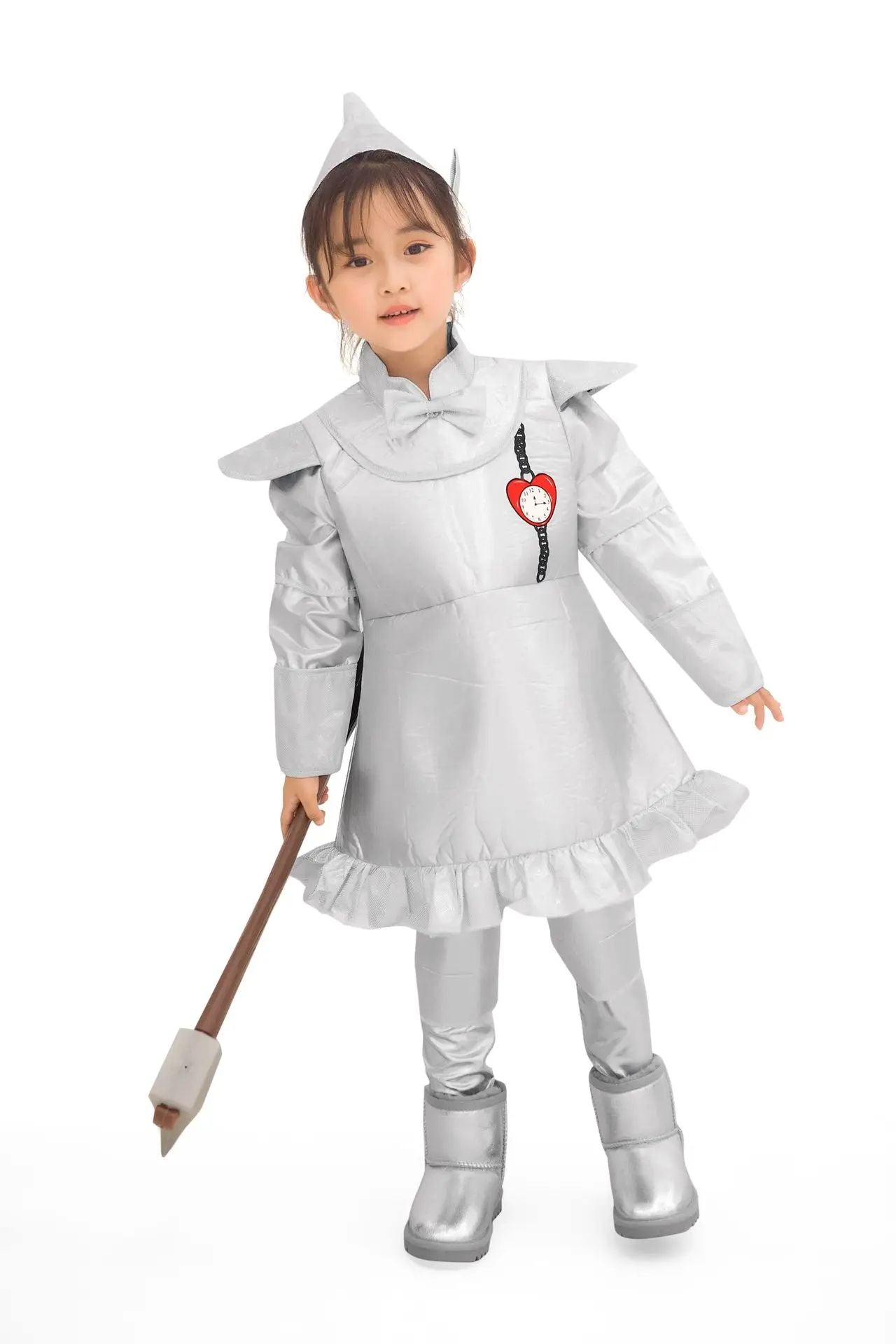 Halloween Cosplay Tin Man Costume Parent-children Clothing Adult Male Iron Man Costume Wizard of Oz Performance Stage Costumes