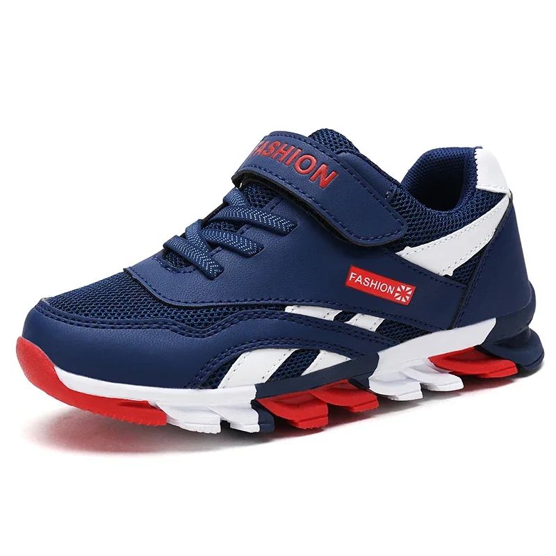 Childrens Running Shoes Trendy Luxury Design Casual Sneakers Mesh Breathable Sports Shoes Comfortable Tennis Shoes for Boys