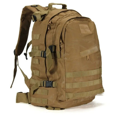 Mochila Tática 3D 50L para Atividades ao Ar Livre Molle Assault Bag à Prova D'água para Caça Escalada Caminhada Pesca Trekking Viagem