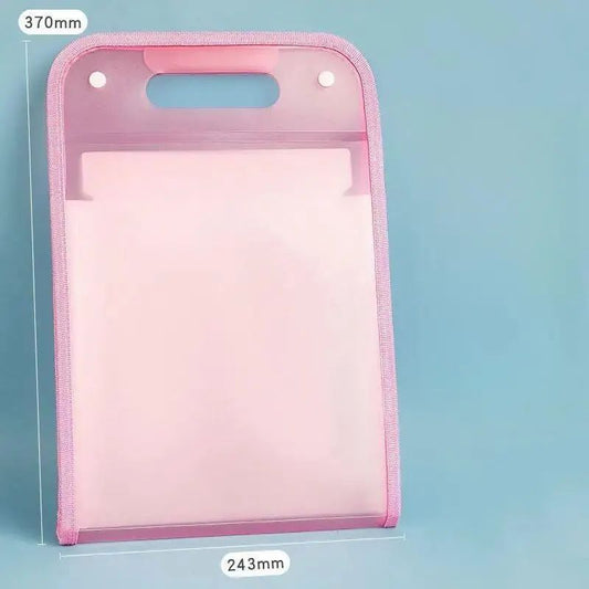 Folder Bags Portable A4 Letter Size Color Accordion File Organizer, Suitable for Classroom, Office, Home Storage