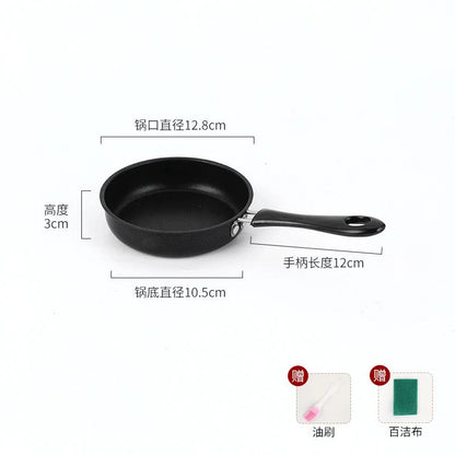 Mini Frigideiras para Omelete Panela para Fritar Ovo Frigideira para Bife Panela Antiaderente Panela de Ferro Fundido para Fritar Omelete e Panqueca 12/16/18cm