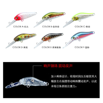 1PC Isca de Pesca 3.5cm 2.4g Minnow de Qualidade Olhos 3D Plástico Isca Artificial Dura Pesca Jig Wobblers Crankbait Isca de Pesca