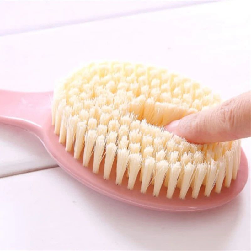 Esponja Esfoliante Corporal Esfoliante de Banho com Cabo Longo Escova de Banho Esfoliante Massageador de Pele Escova de Limpeza Acessórios de Banheiro