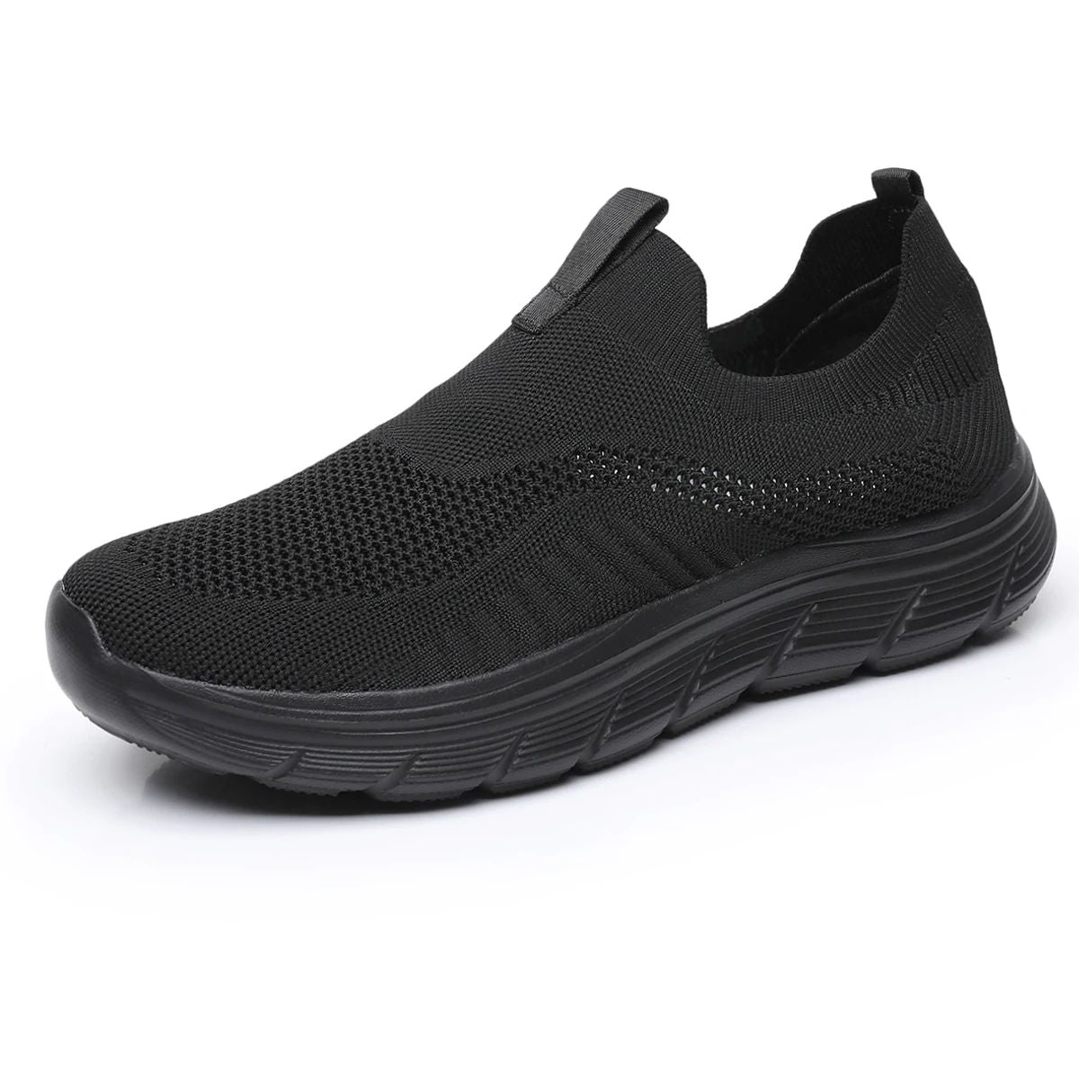 Sapatilhas masculinas leves e respiráveis para corrida e uso casual, com design slip-on, estilo tênis e conforto para treinos de academia.