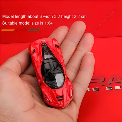 Bburago 1:64 Ferrari 488GTB Réplica de Carro, Escala SF90 F40 F50 458 Enzo Monza Laferrari Miniatura de Brinquedo para Menino