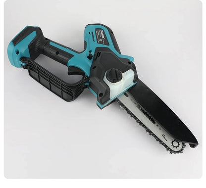 Motosserra Elétrica Makita: Curso de 20 mm, Velocidade de 8,0 m/s, equipada com Defletor Antirespingos e Corrente Automática