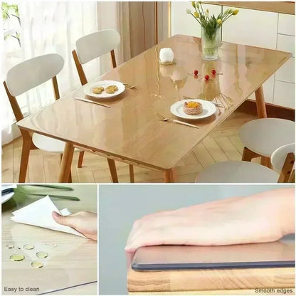 Clear Touch Tablewear: Water and Dirt Proof PVC, Easy Domestic Management