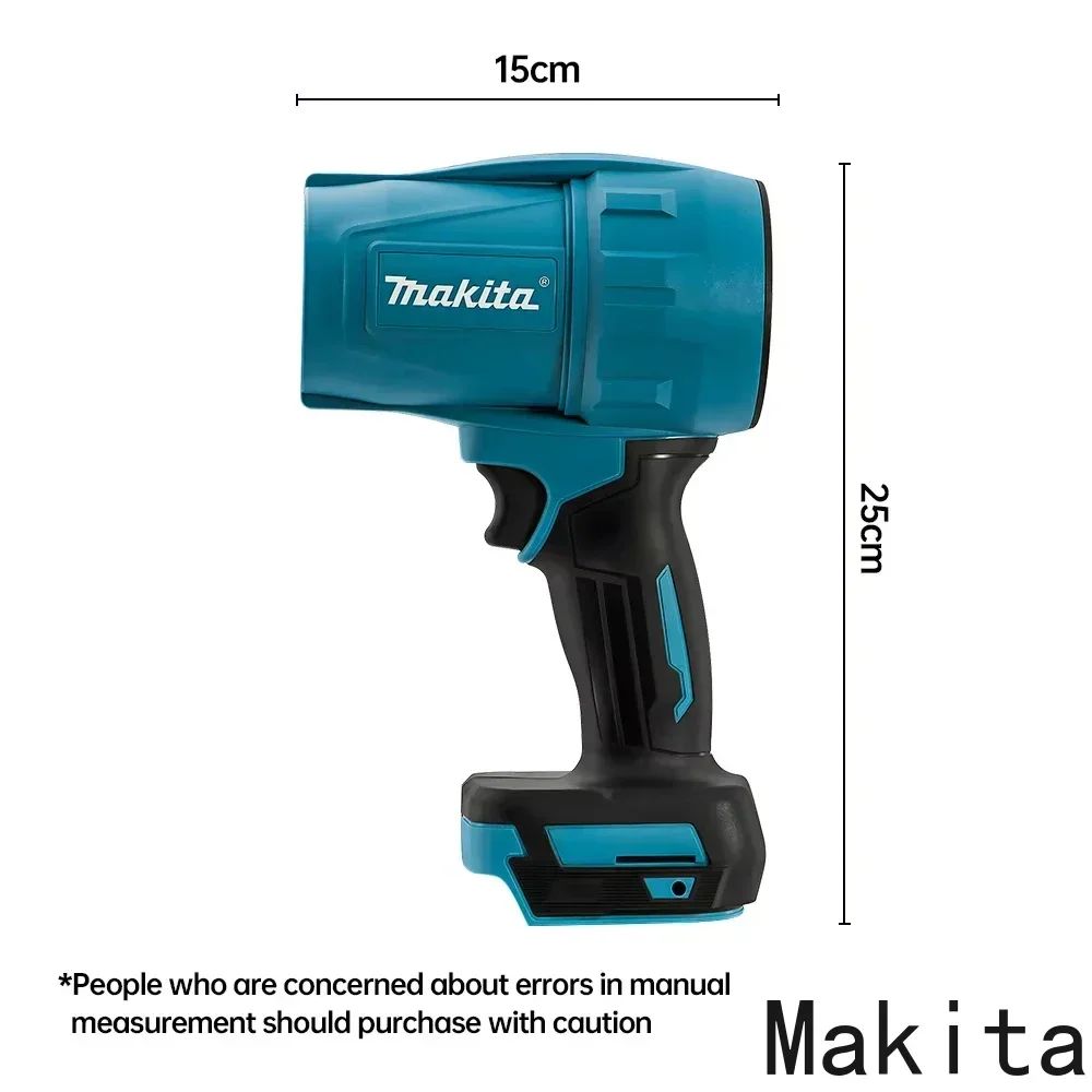 Soprador Violento Makita 30000RPM Turbo Jet Fan 18V Espanador Elétrico Velocidade do Vento Turbo Ferramenta Recarregável para Limpeza Automotiva