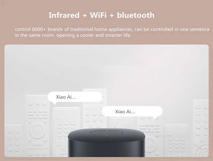 Xiaomi Xiaoai Bluetooth Speaker Play Enhanced Edition LED Digital Clock Display Infrared WiFi Speaker Music Player Smart Home