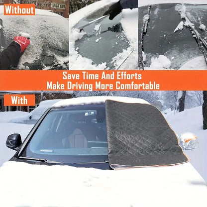 Car Snow Shield Cover Windshield Protection Protection Frost Winter Front Window Waterproof Sun Shade Sedan Suv Umbrella Outdoor