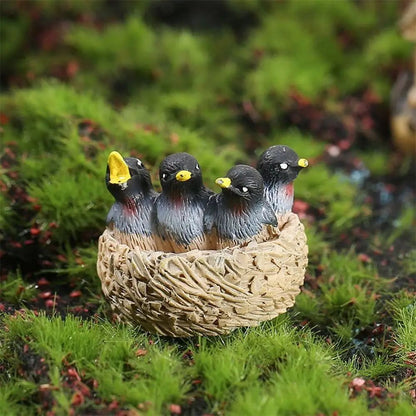 1SET Doll House Miniature Bench Stools White Chair Cute Fairy Garden Gnome Moss Terrarium Bonsai DIY Craft Home Decoration