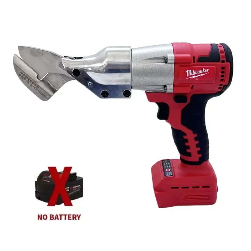 Tesoura de Metal sem Fio Milwaukee Tesoura Elétrica de Metal com Velocidade Variável Versátil Motor sem Escova de 800W Bateria de 18V para Aço Carbono