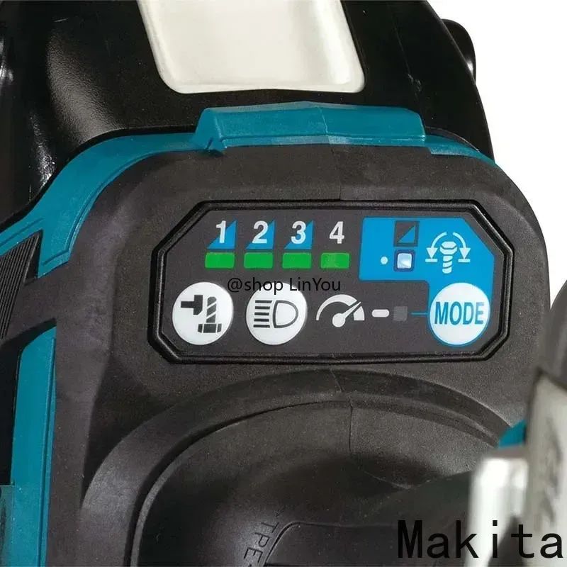 Parafusadeira Elétrica Sem Escova Makita DTW700, Furadeira Recarregável, Bateria e Carregador 18V, Fresadora para Madeira