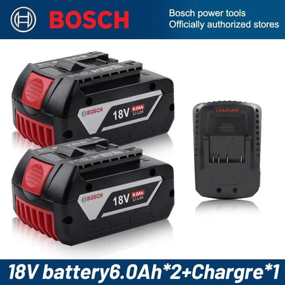 Bateria original 100% Bosch 18V, ferramenta elétrica sem fio, bateria de lítio, BAT609BAT610G BAT618BAT620BAT622GSR18V-LI?18V?6000mAh