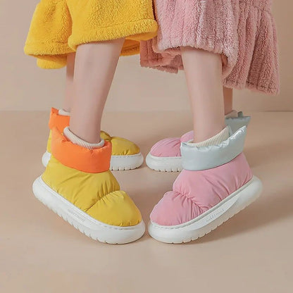 Winter Women's Boots  Waterproof Platform Cotton Shoes Snow Boots Plush Warm Indoor New Comfortable Anti Slip Ankle Boots