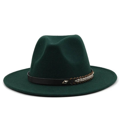 2025 Mulheres Homens Chapéu Panamá Fedora Aba Larga Proteção Solar Clássico Unissex Moda Chapéu Top para Festa Casamento Igreja