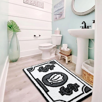 VIKAMA Upgraded Material Personalized US Dollars Bedroom Soft Non-slip Carpet Living Room Kitchen Bathroom Washable Rug Mat