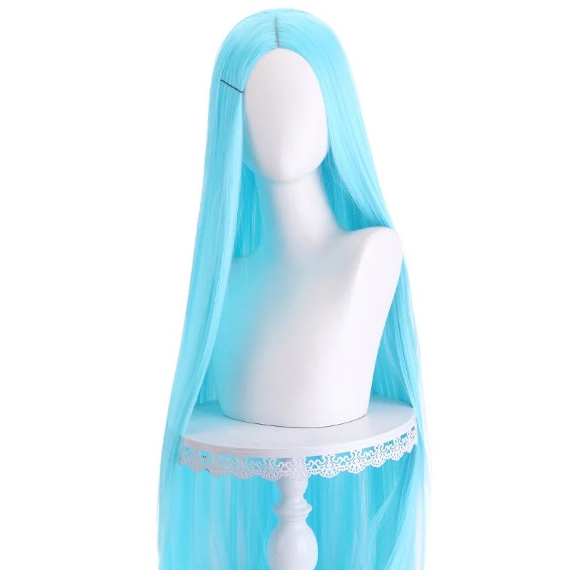 40 Polegadas 24 Estilos Peruca Cosplay Longa Lisa Divisão Central Loiro Rosa Vermelho Roxo Perucas de Cabelo Sintético Resistentes ao Calor