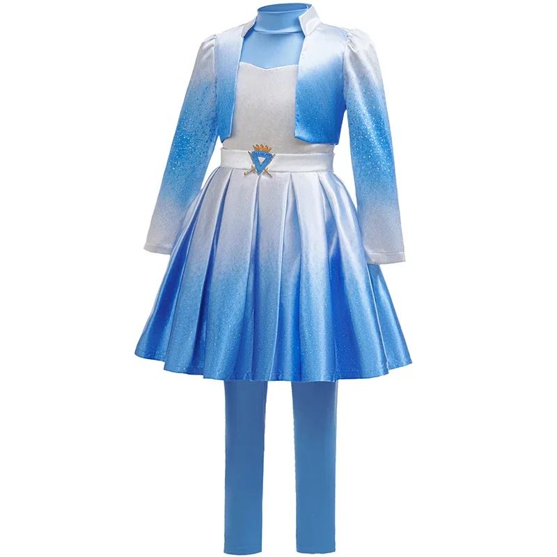 Movie Descendants Rise Red Chloe Cosplay Fantasy Clothing Women Costume Disguise Halloween Female Party Outfits