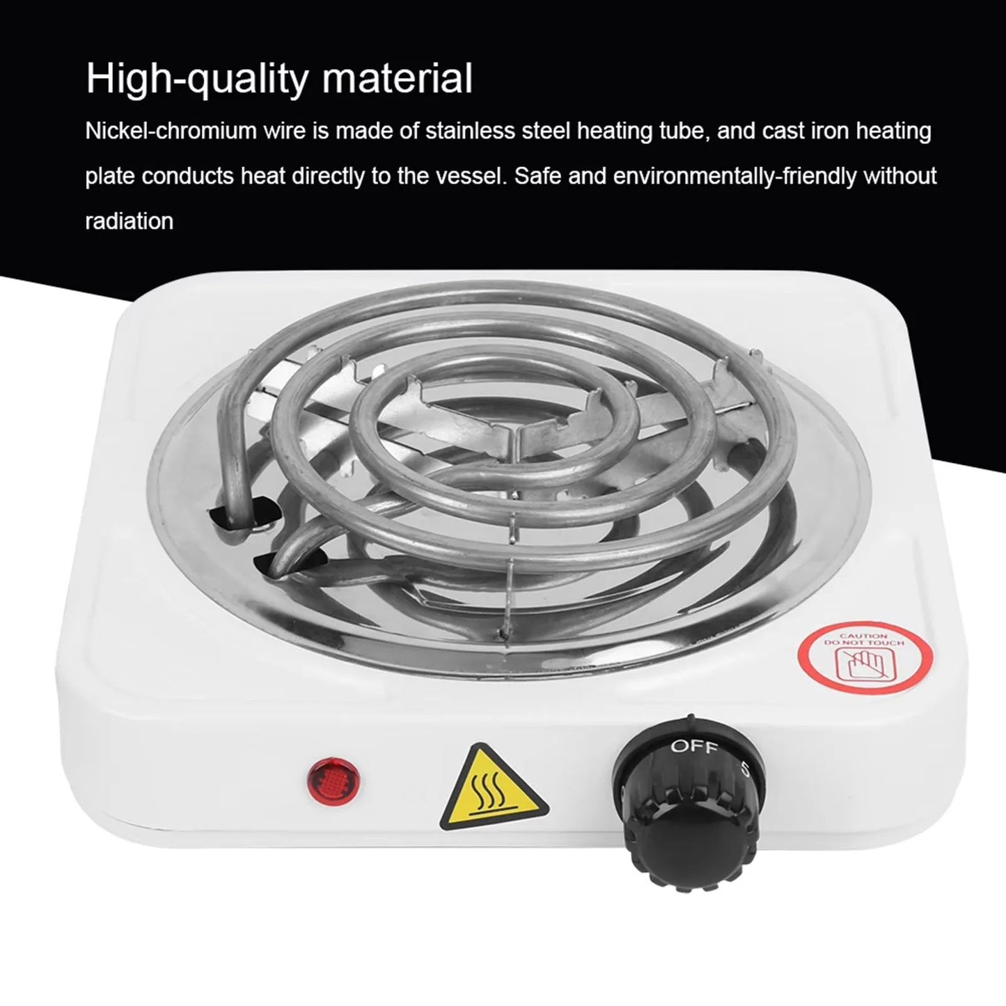 Fogão Elétrico 220V 1000W Chapa Quente Queimador de Ferro Fogão de Cozinha para Casa Aquecedor de Café Eletrodomésticos Plugue EU