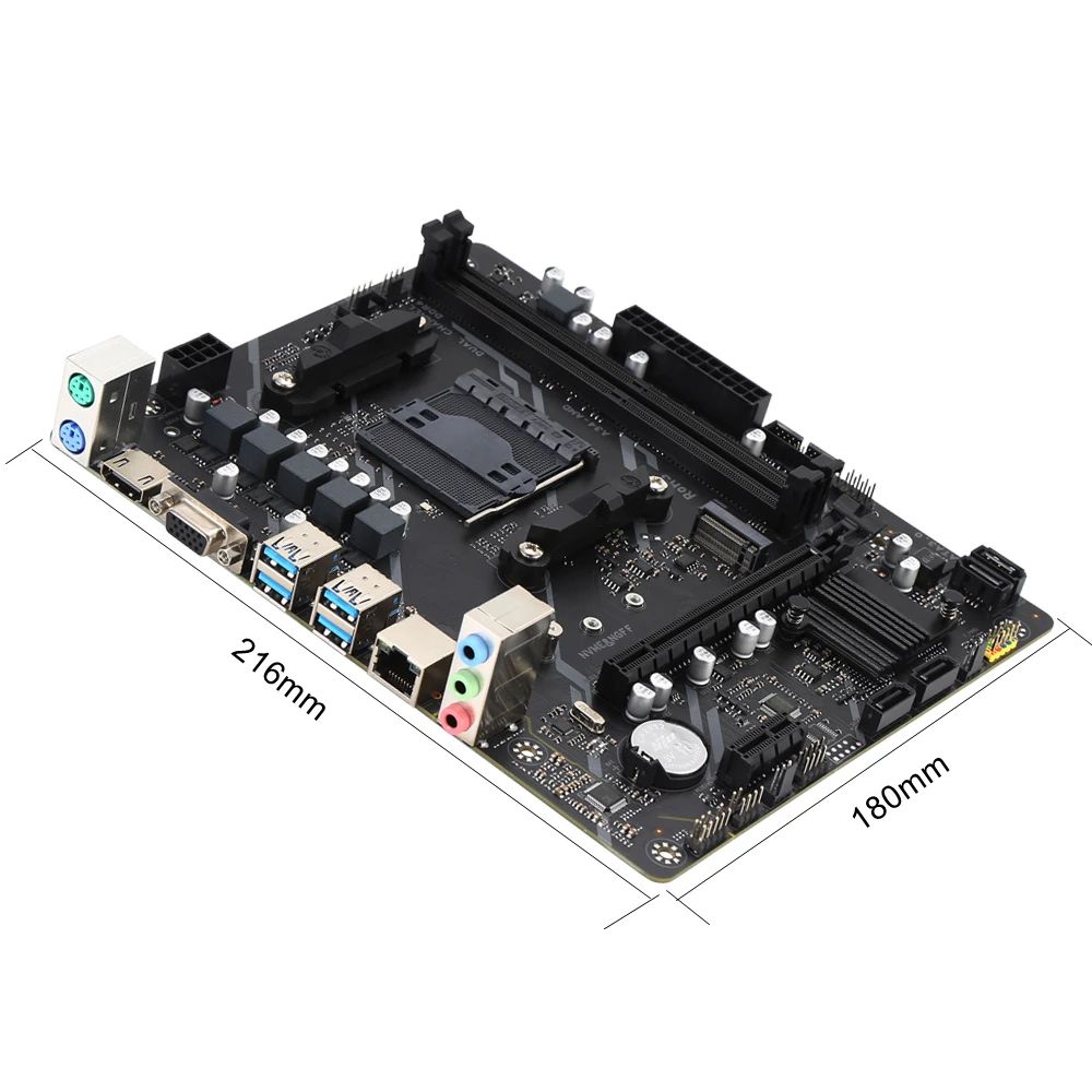 Kllisre A320 kit AMD Ryzen R5 2600 cpu DDR4 16GB 3200MHz memória placa-mãe a320m