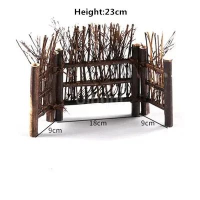 Vintage bamboo sushi dish bamboo fence Japanese Korean fence plate Cuisine Sushi Boats Bamboo Creative Exquisite Sushi Tools