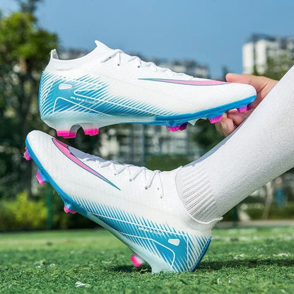 Men Professional Training Football Boots Ultralight Soccer Shoes Unisex Wholesale Women Breathable Drop Shipping Indoor Futsal