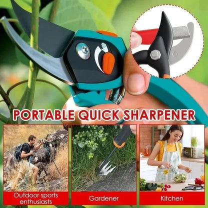 10/1PCS Portable Quick Sharpener Handheld Knife Grinding Stone Steel Sharpener for Axe Scissors Pocket Kitchen Garden Tools