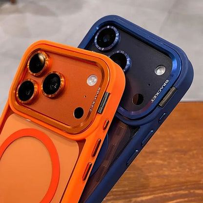 for iPhone 17 Camera Bracket for Magsafe Case for iPhone 17 Pro Max Air Wrist Strap Lens Film ShockProof Wireless Charging Cover