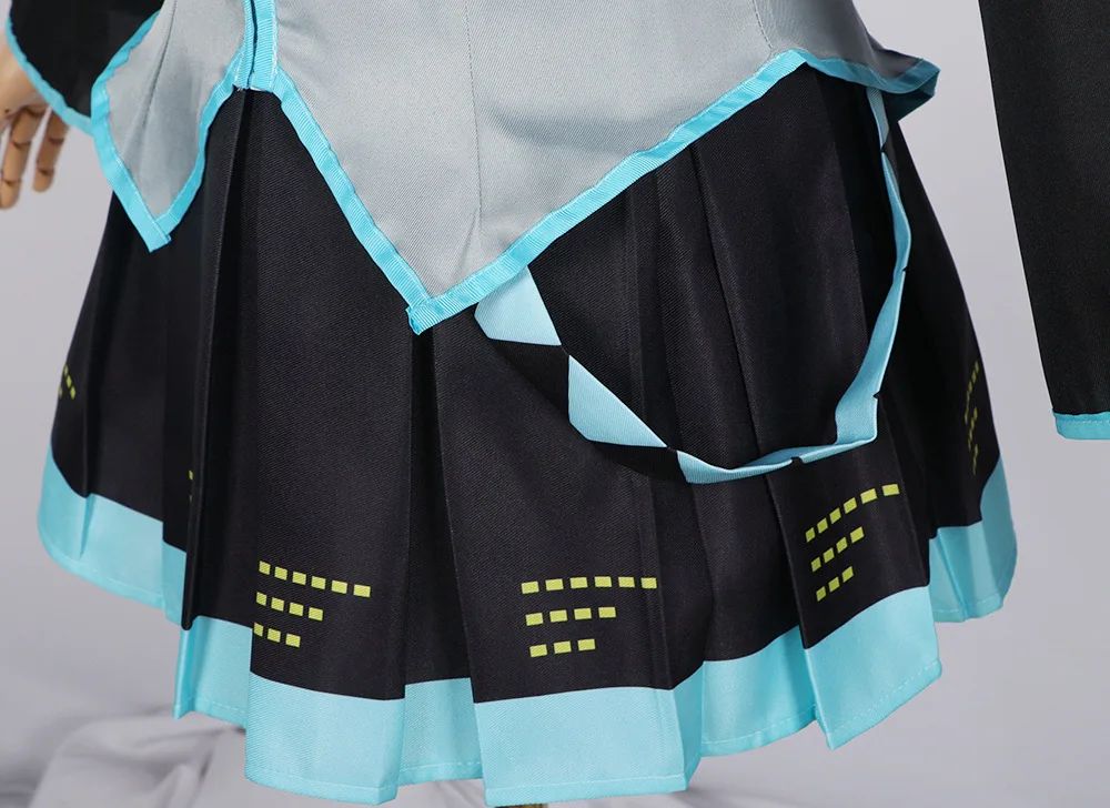 Anime Karakter Prestaties Kleding Hatsune Miku MIKU Anime Kleding Cosplay Kleding Rok Hetzelfde Pak Pruik Accessoires Halloween