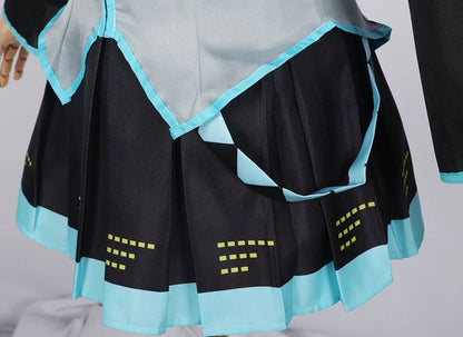 Anime Karakter Prestaties Kleding Hatsune Miku MIKU Anime Kleding Cosplay Kleding Rok Hetzelfde Pak Pruik Accessoires Halloween