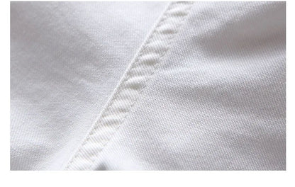 White Shorts Men Cotton Casual Shorts Bermudas Summer Slim Fit Drawstring Shorts Daily Wear Soft Touch and Comfortable Pants