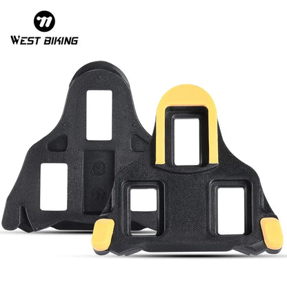 WEST BIKING Bicycle Locking Blade MTB Bicycle Self-locking Pedal Cleats Ultra Lightweight Road Bike Pedals Locking Cleat Plate