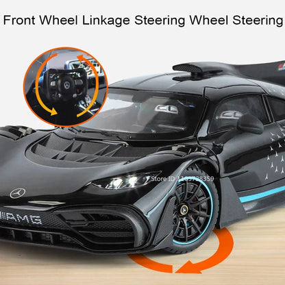 1:18 UM GT Miniatura Sports Car Modelo Brinquedos Liga Diecast Supercarros Som Luz Portas Abertas Absorção de Choque para Presentes Infantis