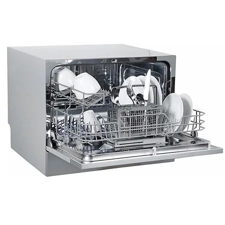 Portable Mini Countertop Dishwasher 6 Place Settings Compact Electric Dish Washing Machine for Home Apartment Dorm Kitchen