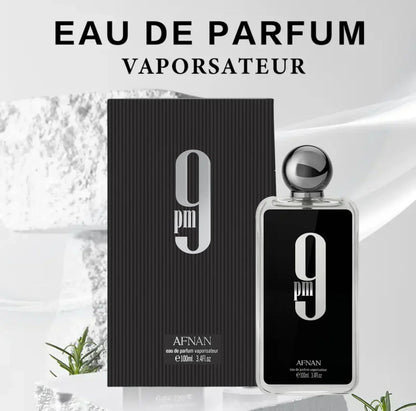 Afnan 9PM Men's Cologne Spray 100ml Men's Cologne Perfume Travel Clothes Perfume Spray High-end Long-lasting Perfume Gift