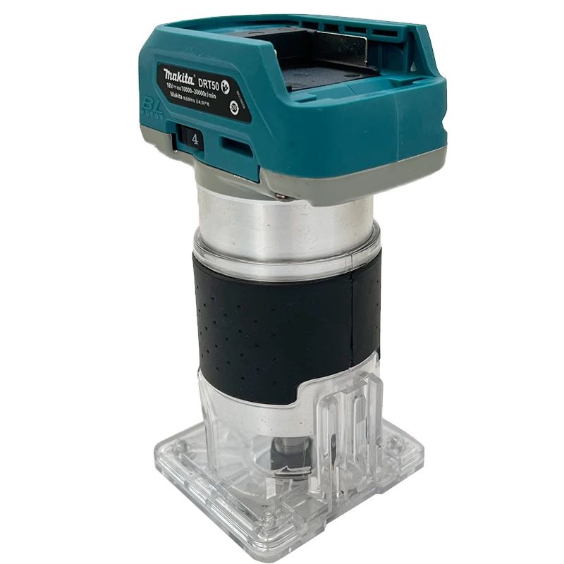 Makita DRT50 Aparador Sem Fio Recarregável Máquina de Aparar Ferramenta de Entalhe Sem Escovas Fresadora para Marcenaria Máquina de Gravar