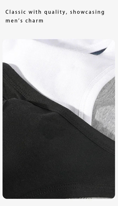 Men’s Tank Tops Summer Breathable Y-shaped Vest Outdoor Brand Pure Cotton Sleeveless Swearshirt Fitness Tops Basketball Jersey