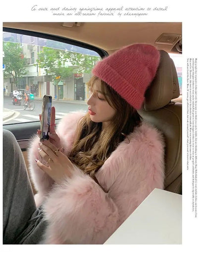 Faux Fur Coat Womens Clothing 2025 New Fashion Casual Imitation Fox Fur Coat Female  Short Loose Comfortable Winter Jacket