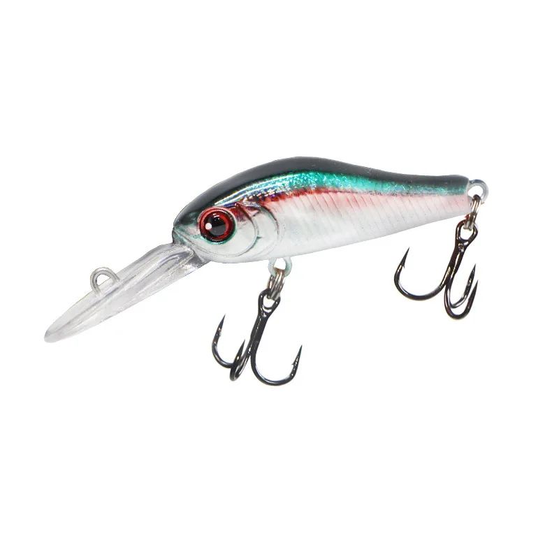 1PC Isca de Pesca 3.5cm 2.4g Minnow de Qualidade Olhos 3D Plástico Isca Artificial Dura Pesca Jig Wobblers Crankbait Isca de Pesca