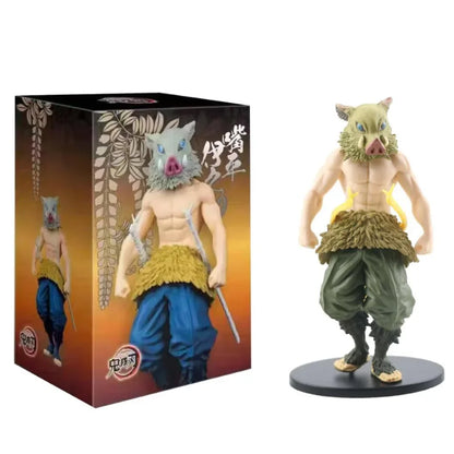 Anime Demon Slayer Kimetsu no Yaiba figura Kamado Tanjirou Boneco de Ação Agatsuma Zenitsu Nezuko Guerreiro PVC Modelo Brinquedos
