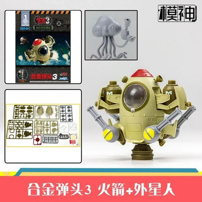 ?EM ESTOQUE?XIN SHI Modelo de Montagem Metal Slug X 2 SV-001 SV001 SLUGFLYER NOP-03 LANDSEEK T-2B SHOE Bonecos de Ação